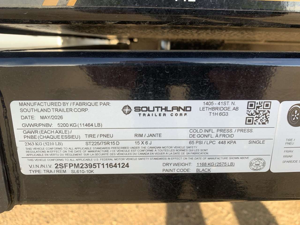 2026 Southland 6' x 10' Dump Tandem 5.2K Trailer