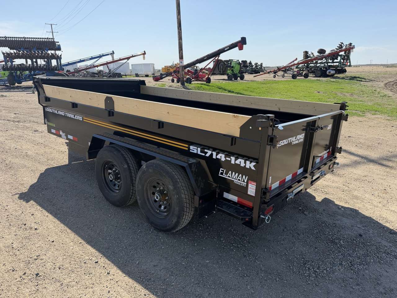 2026 Southland 7' x 14' Dump TA 7000 Trailer