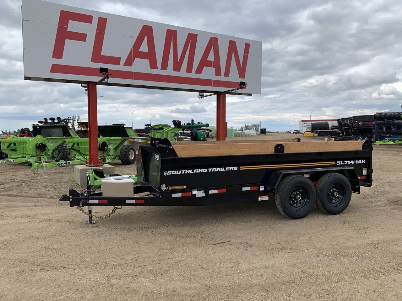 2026 Southland 7' x 14' Dump Tandem 7K Trailer