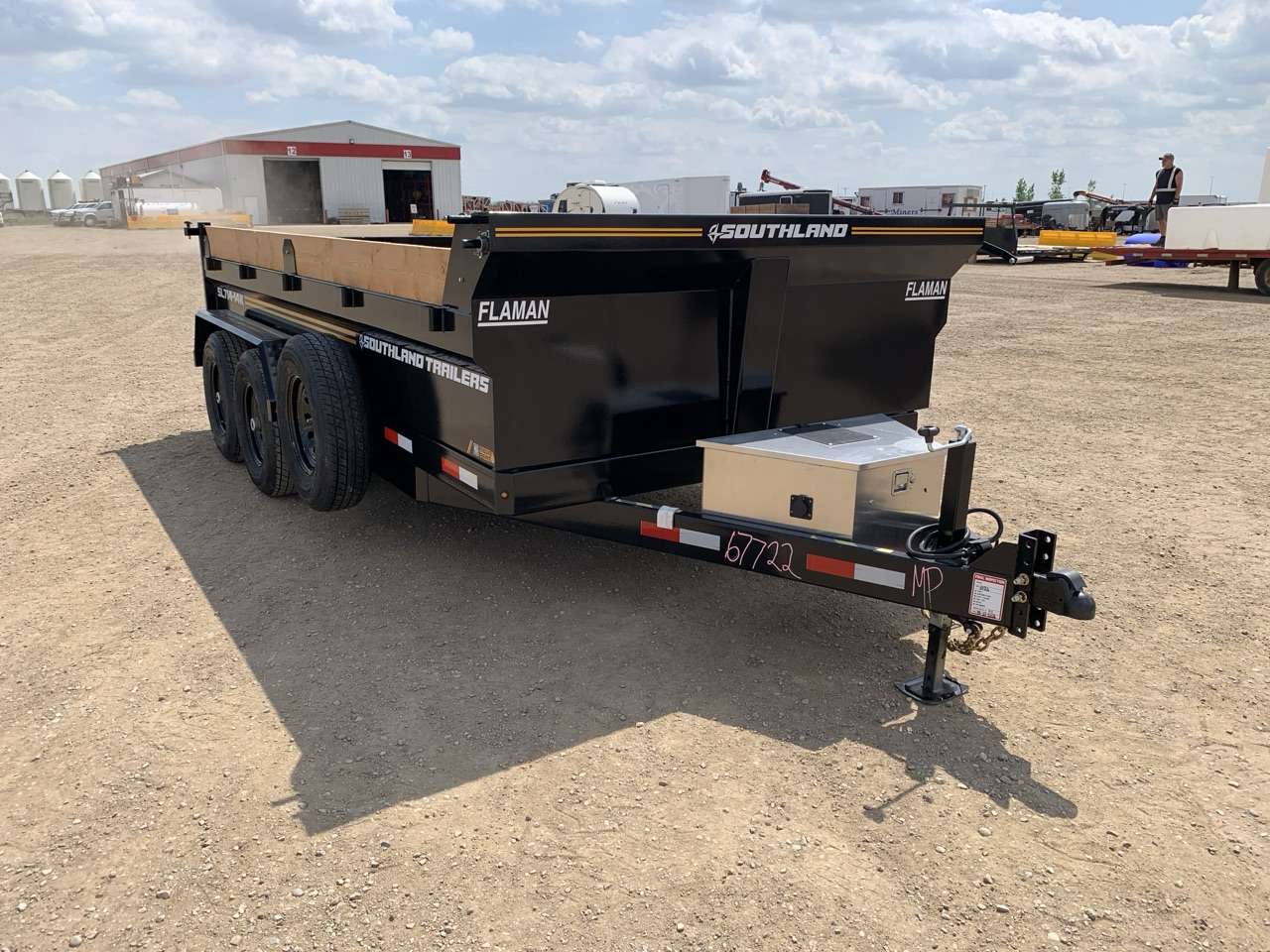 2026 Southland 7' x 14' Dump Tandem 7K Trailer