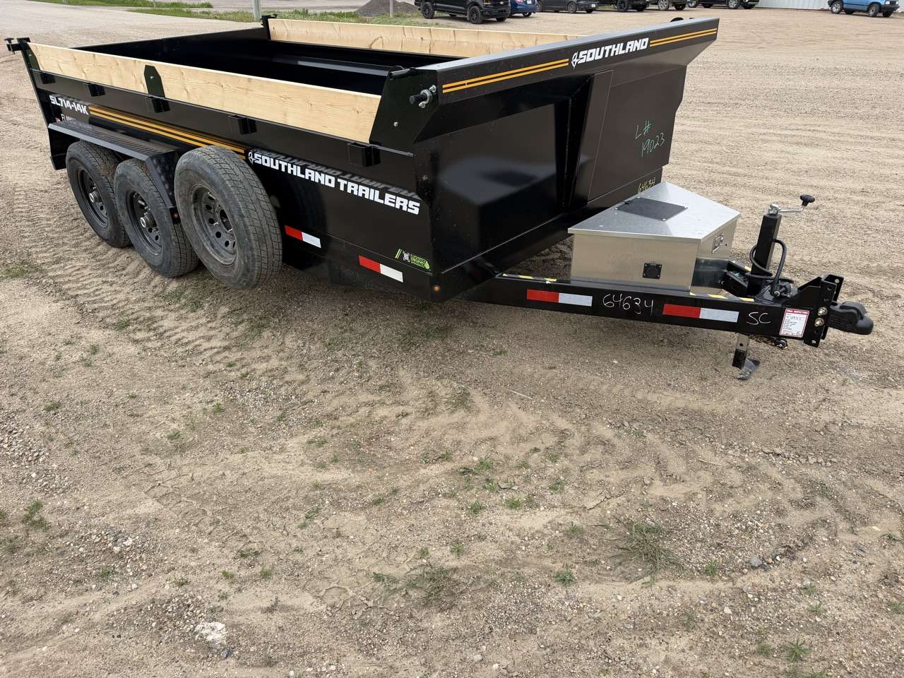 2026 Southland 7' x 14' Dump Tandem 7K Trailer