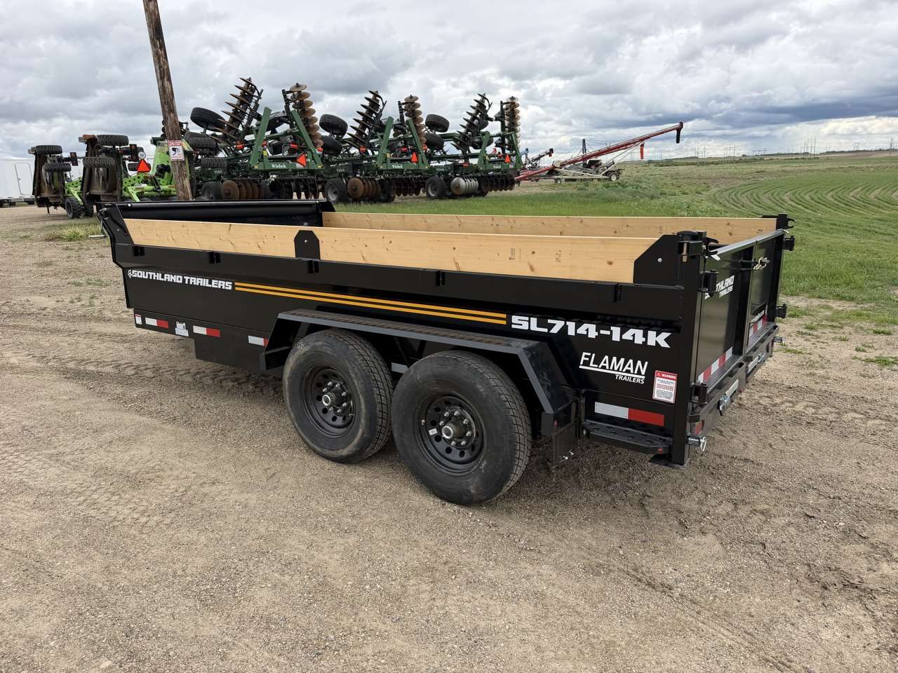 2026 Southland 7' x 14' Dump Tandem 7K Trailer