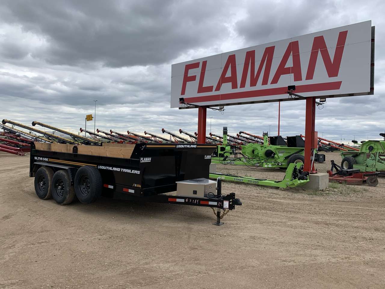 2026 Southland 7' x 14' Dump Tandem 7K Trailer