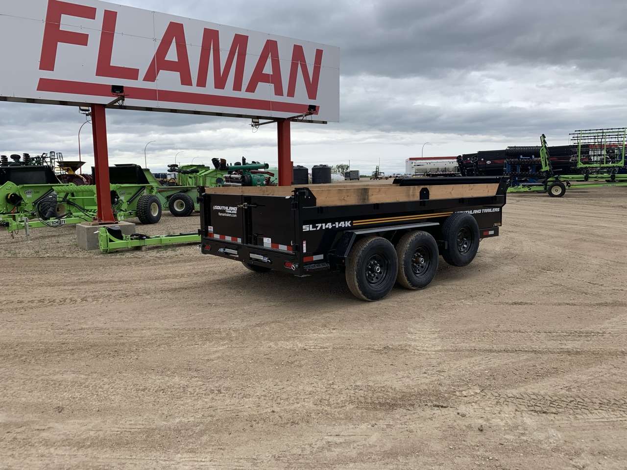2026 Southland 7' x 14' Dump Tandem 7K Trailer