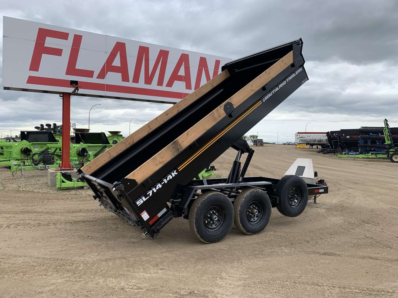 2026 Southland 7' x 14' Dump Tandem 7K Trailer