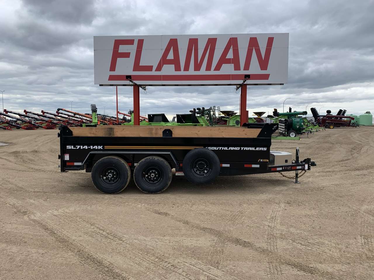 2026 Southland 7' x 14' Dump Tandem 7K Trailer