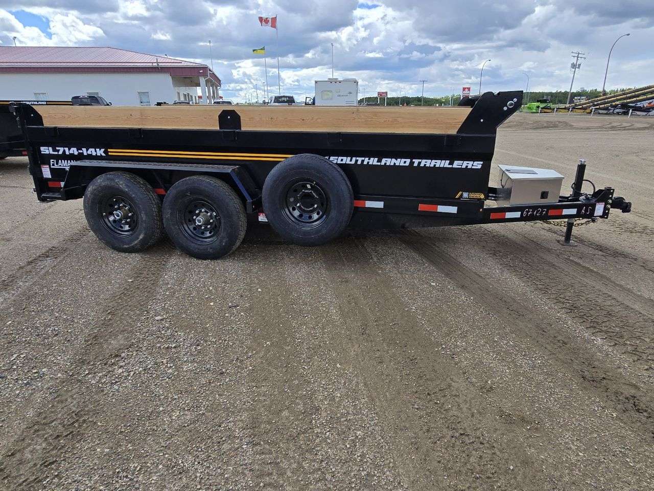 2026 Southland 7' x 14' Dump Tandem 7K Trailer