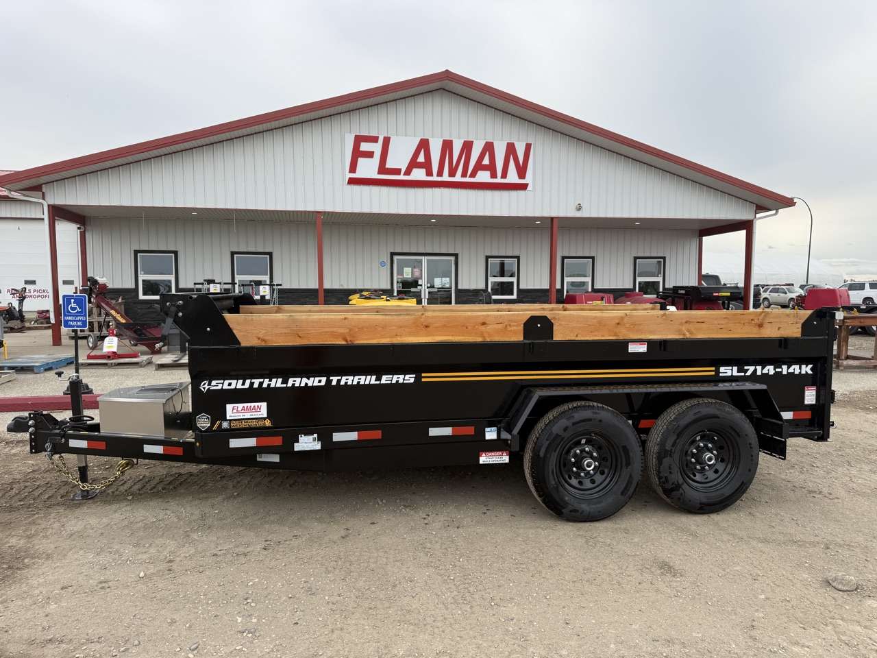 2026 Southland 7' x 14' Dump Tandem 7K Trailer