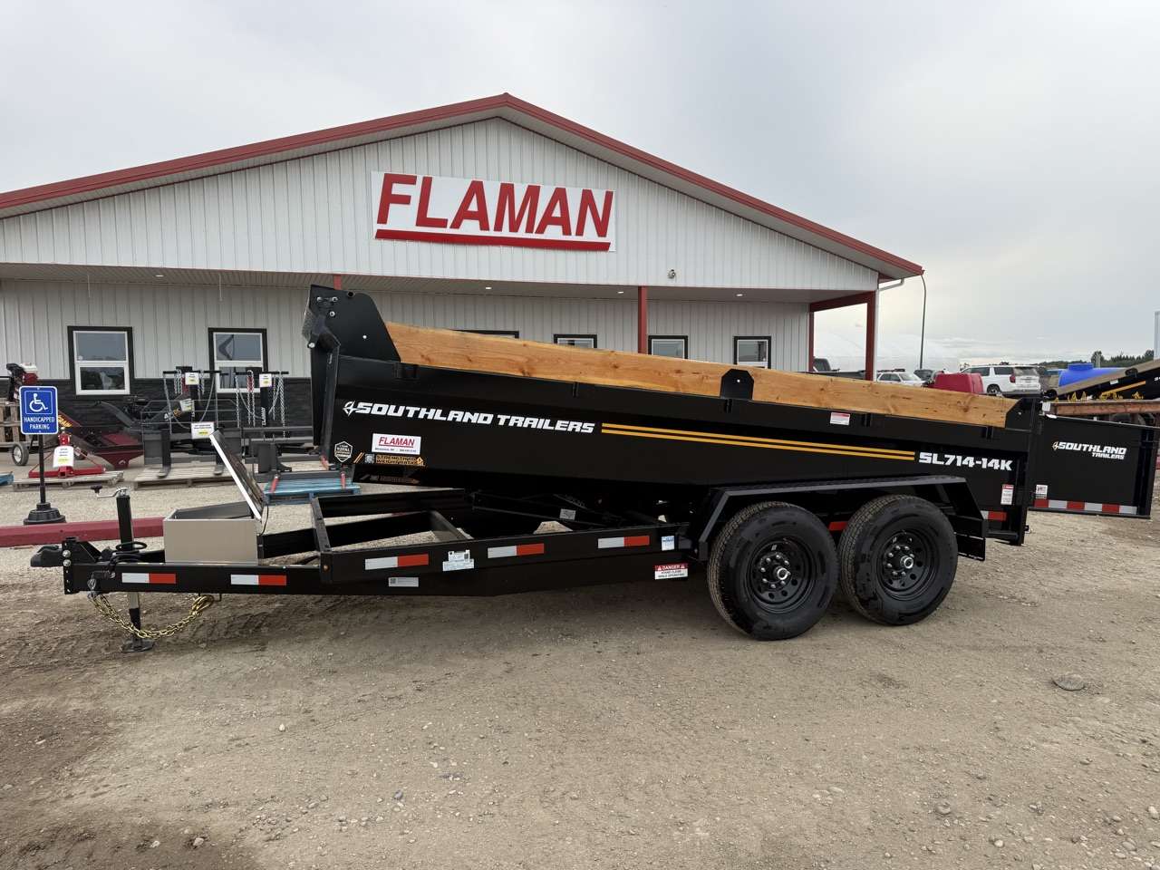 2026 Southland 7' x 14' Dump Tandem 7K Trailer