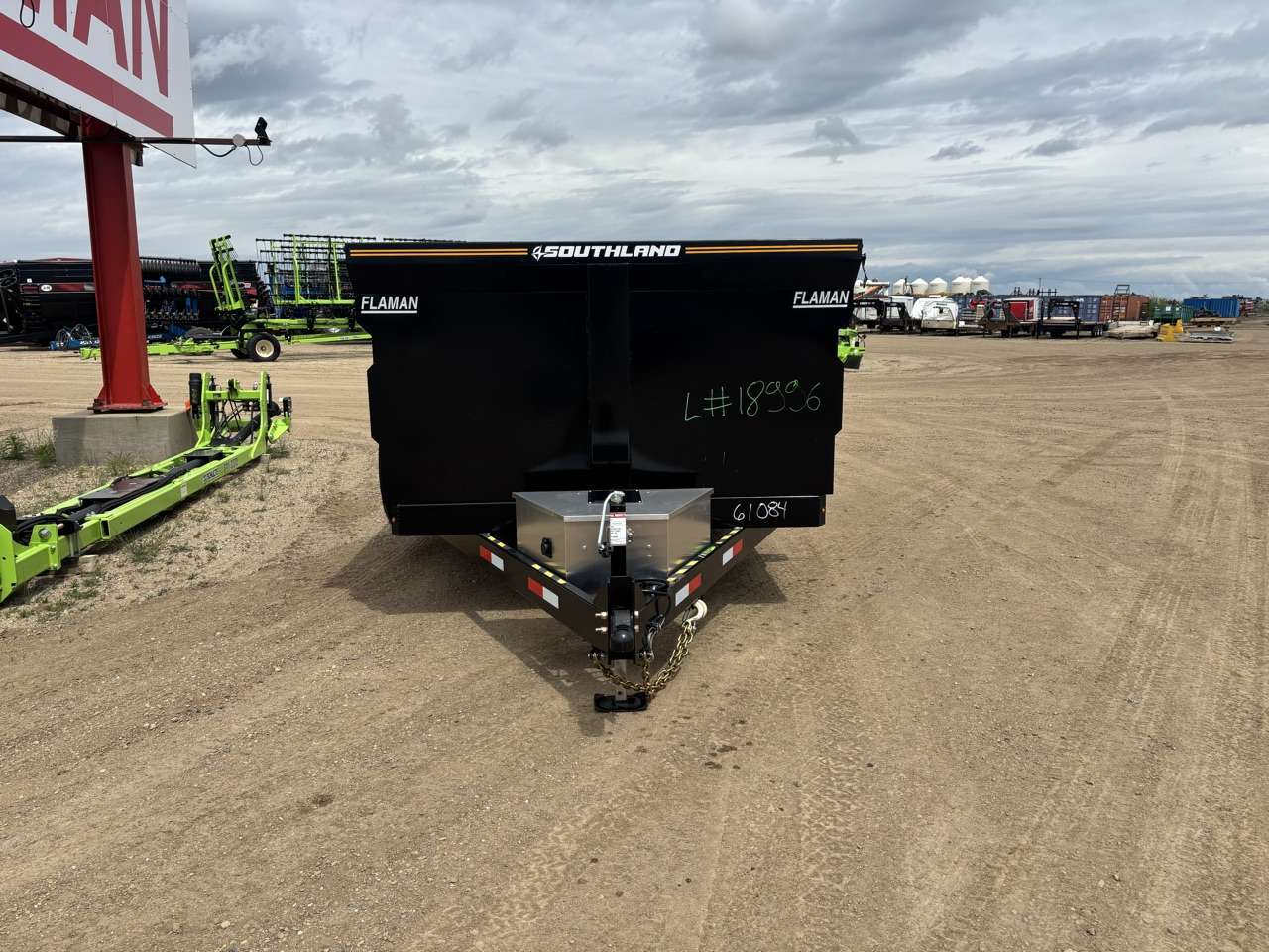 2026 Southland 7' x 14' High Side Dump Tandem 7K Trailer