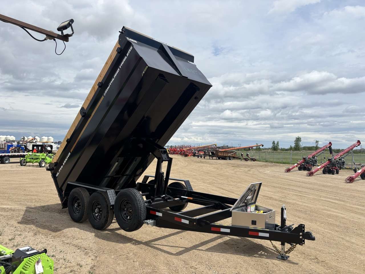 2026 Southland 7' x 14' High Side Dump Tandem 7K Trailer