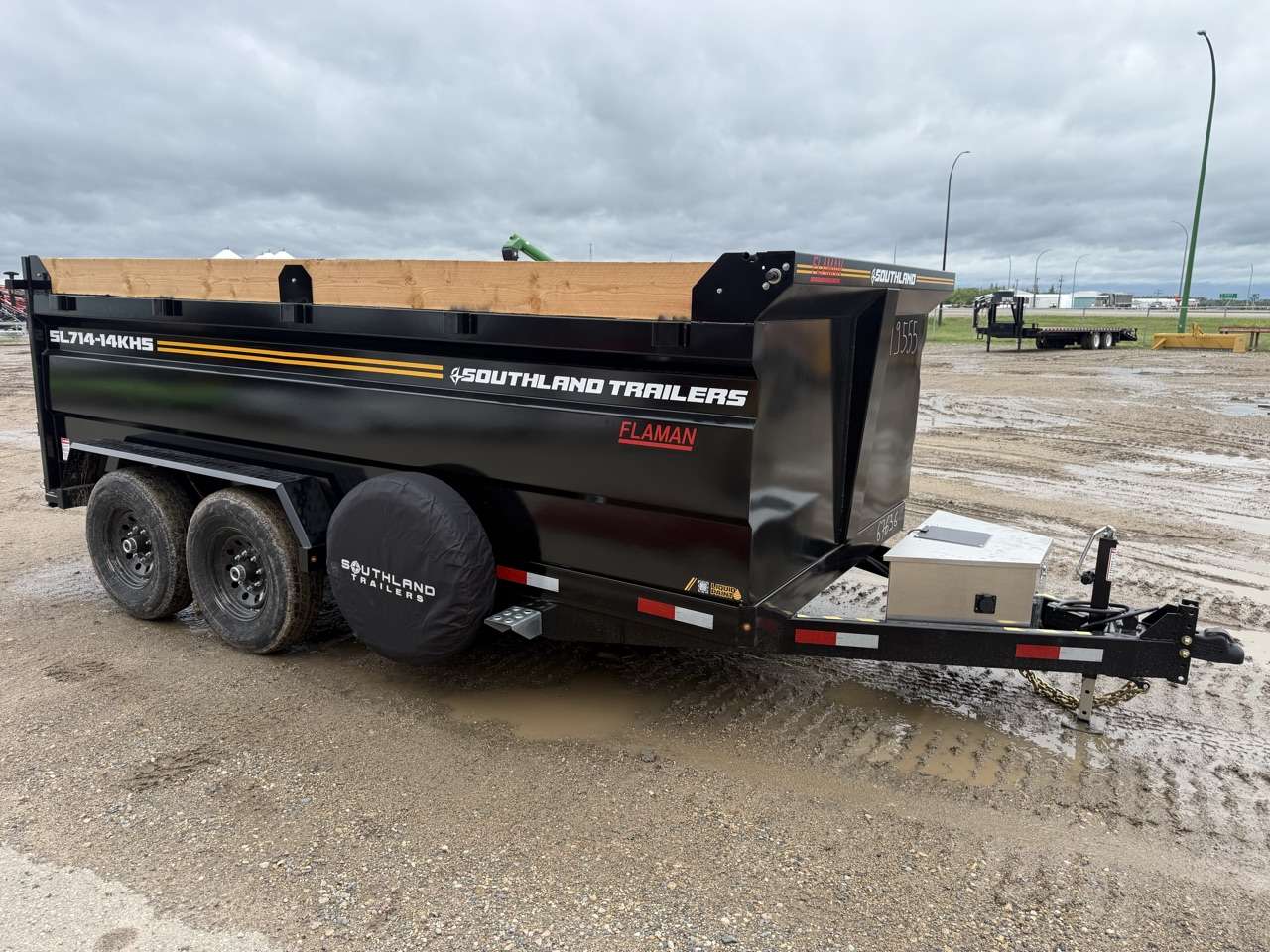 2026 Southland 7' x 14' High Side Dump Tandem 7K Trailer