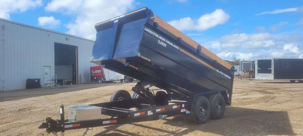 2026 Southland 7' x 14' High Side Dump Tandem 7K Trailer