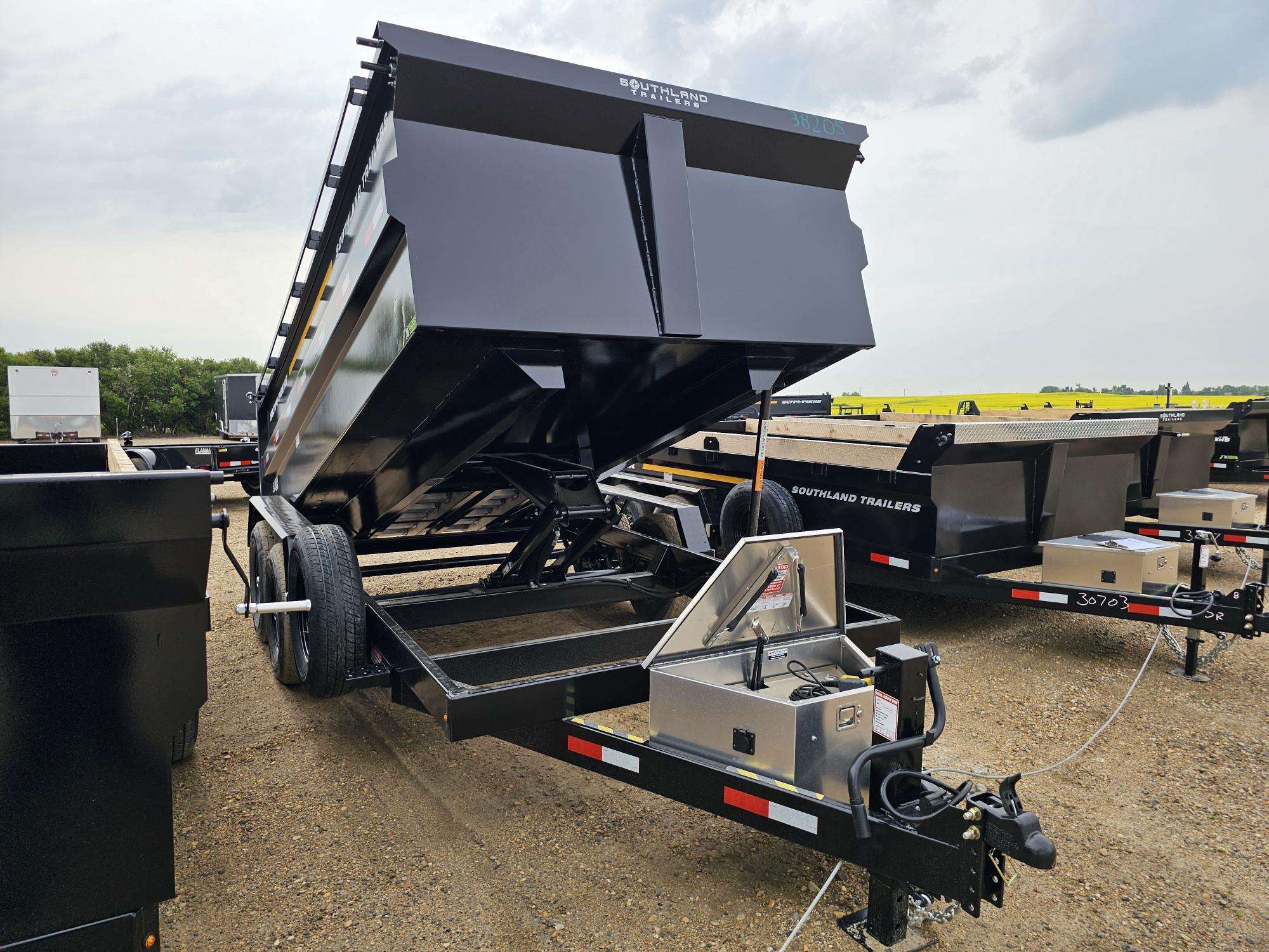 2026 Southland 7' x 14' High Side Dump Tandem 7K Trailer