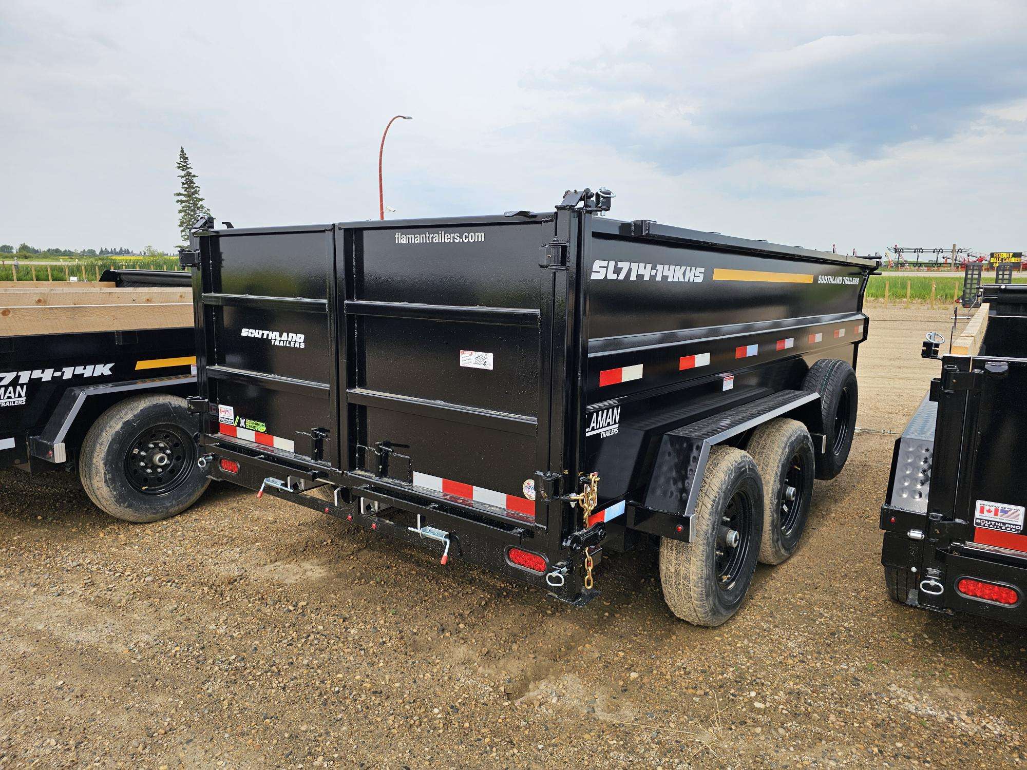 2026 Southland 7' x 14' High Side Dump Tandem 7K Trailer