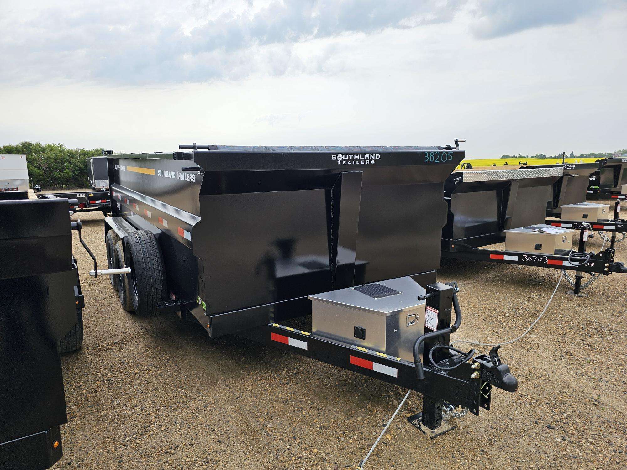 2026 Southland 7' x 14' High Side Dump Tandem 7K Trailer