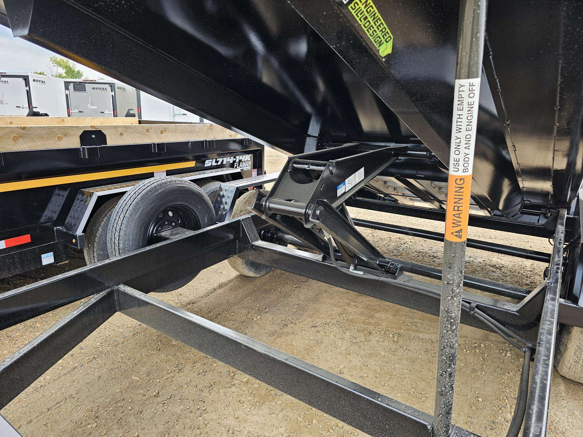2026 Southland 7' x 14' High Side Dump Tandem 7K Trailer