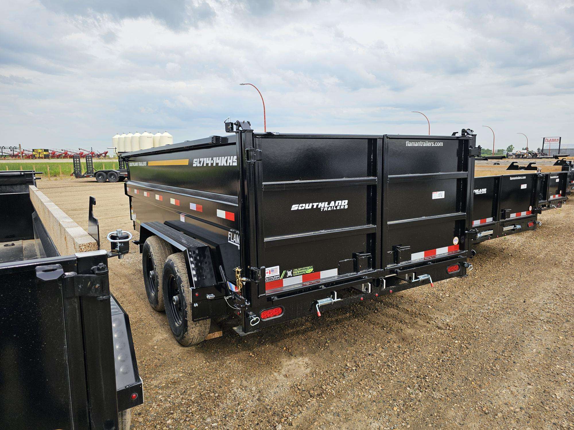 2026 Southland 7' x 14' High Side Dump Tandem 7K Trailer