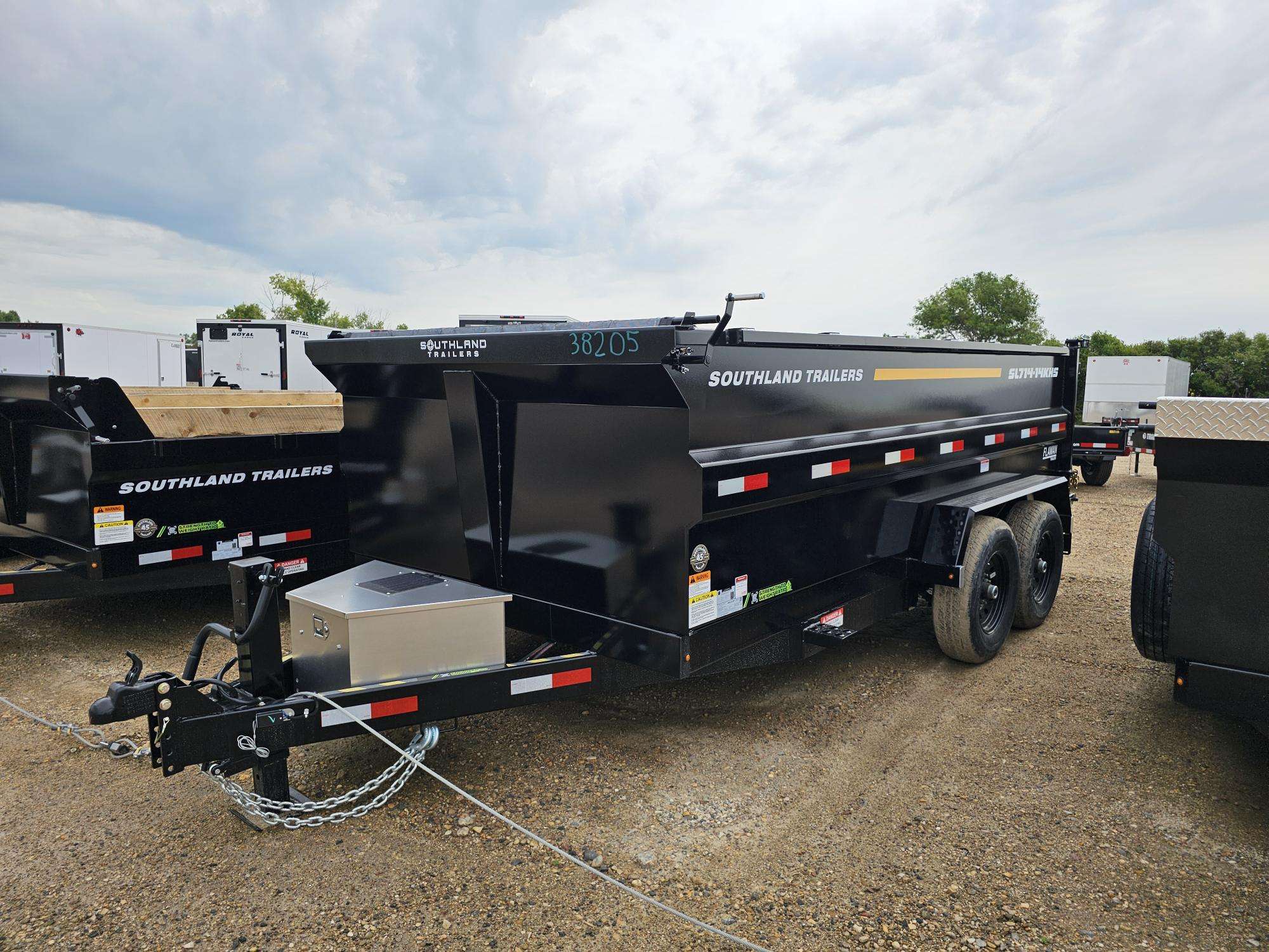2026 Southland 7' x 14' High Side Dump Tandem 7K Trailer