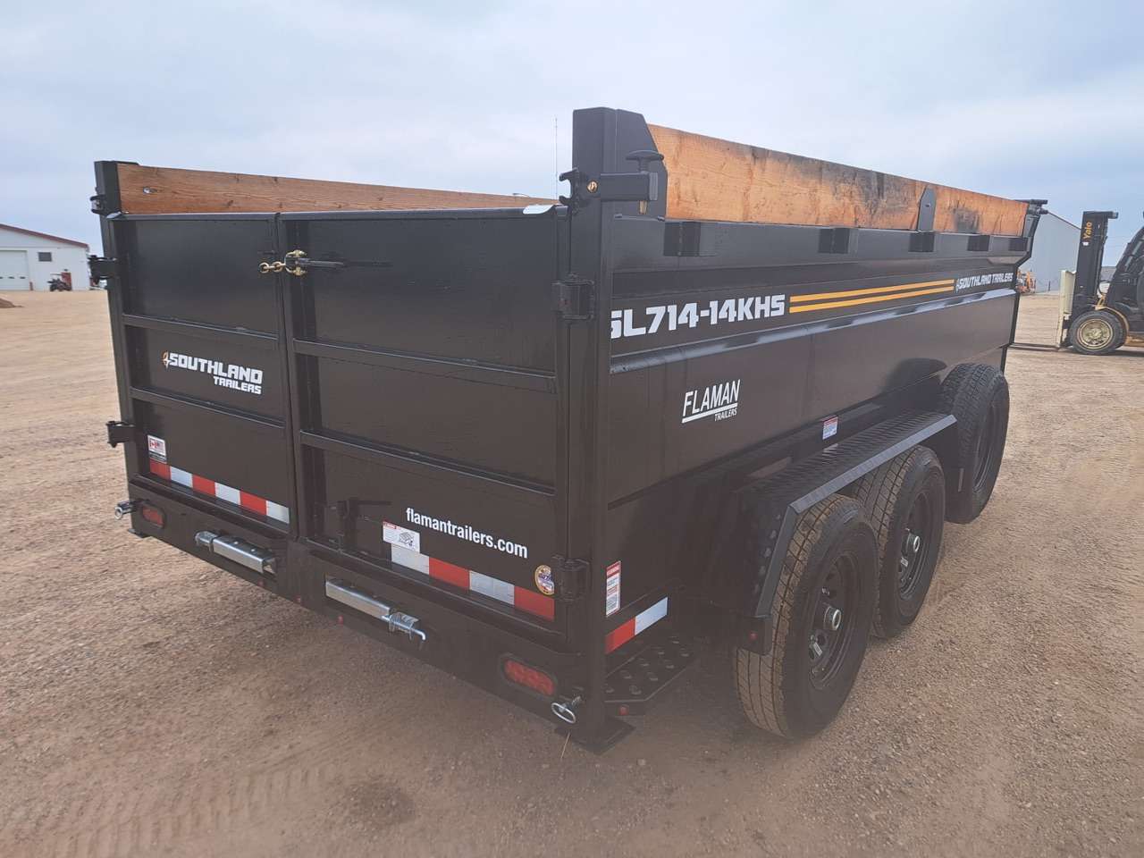 2026 Southland 7' x 14' High Side Dump Tandem 7K Trailer