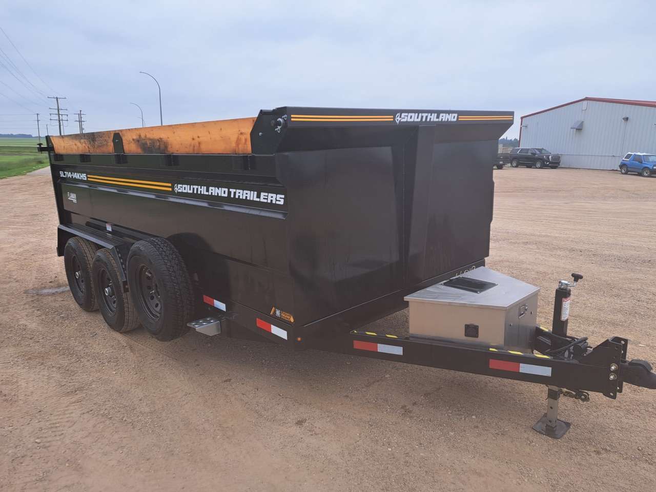 2026 Southland 7' x 14' High Side Dump Tandem 7K Trailer