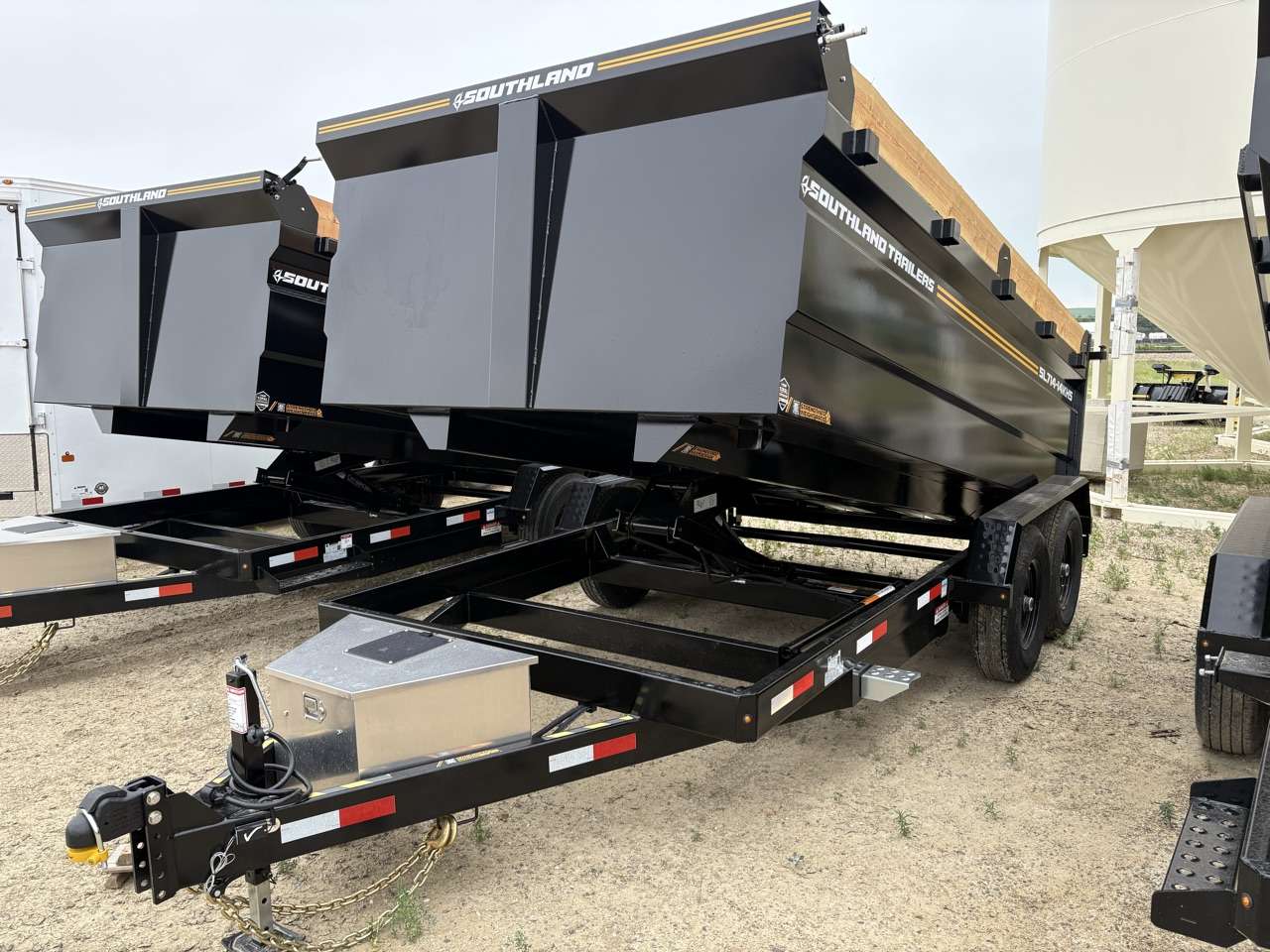 2026 Southland 7' x 14' High Side Dump Tandem 7K Trailer