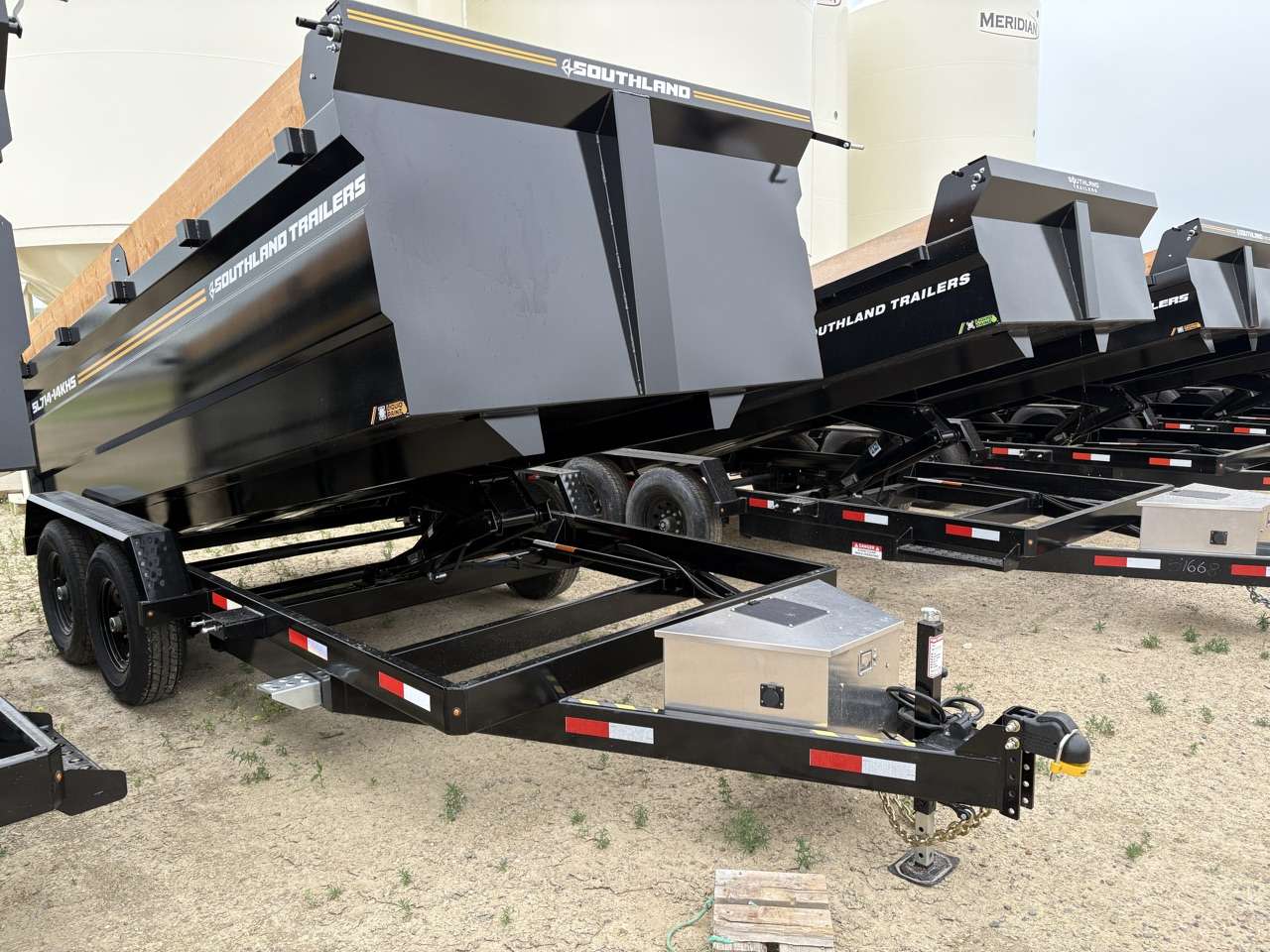 2026 Southland 7' x 14' High Side Dump Tandem 7K Trailer