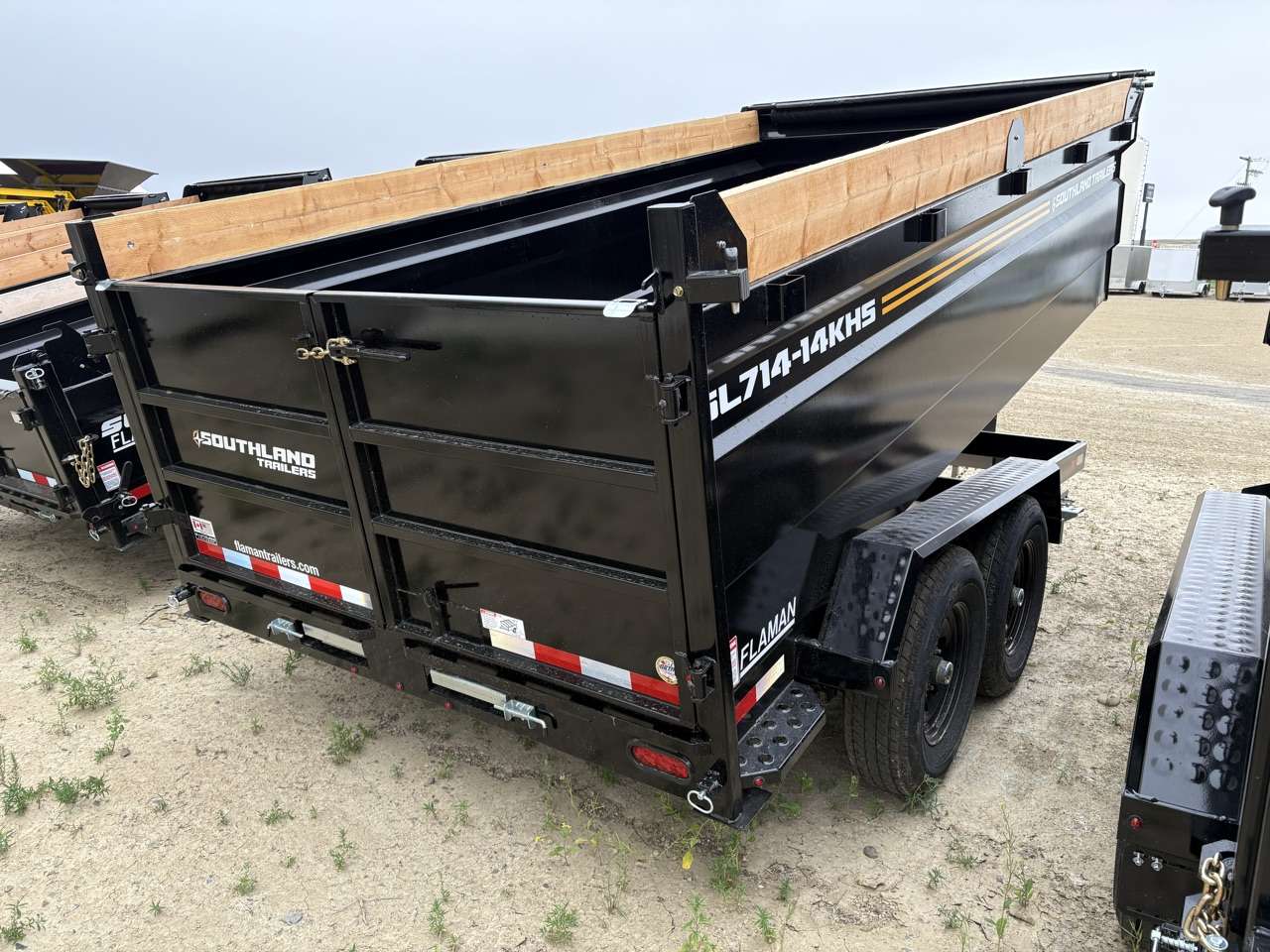 2026 Southland 7' x 14' High Side Dump Tandem 7K Trailer