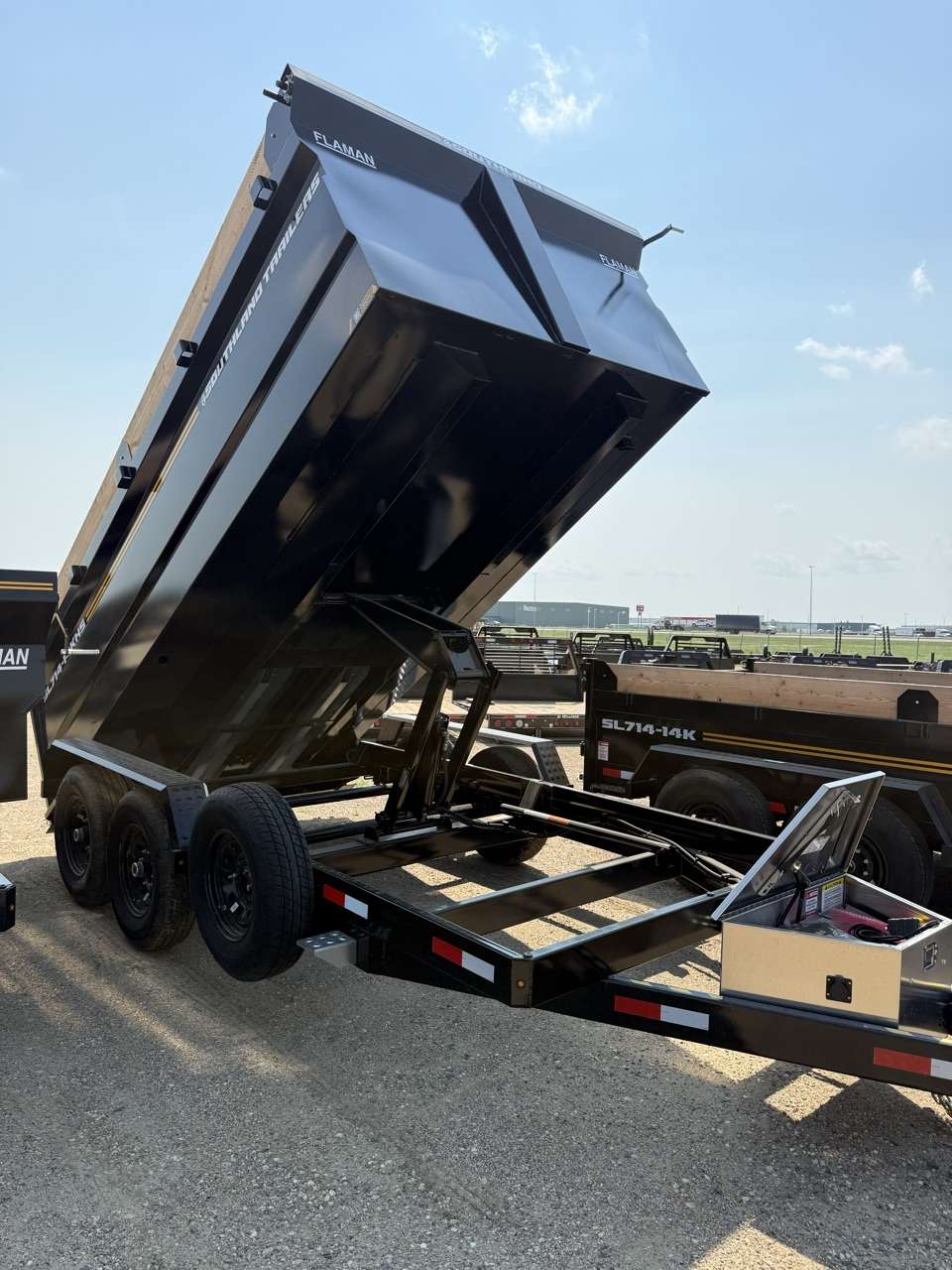 2026 Southland 7' x 14' High Side Dump Tandem 7K Trailer