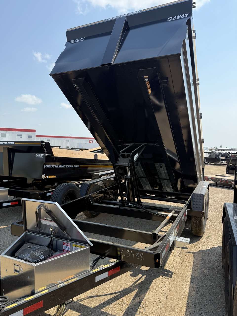 2026 Southland 7' x 14' High Side Dump Tandem 7K Trailer