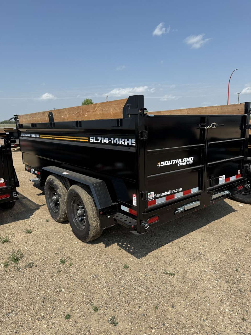 2026 Southland 7' x 14' High Side Dump Tandem 7K Trailer