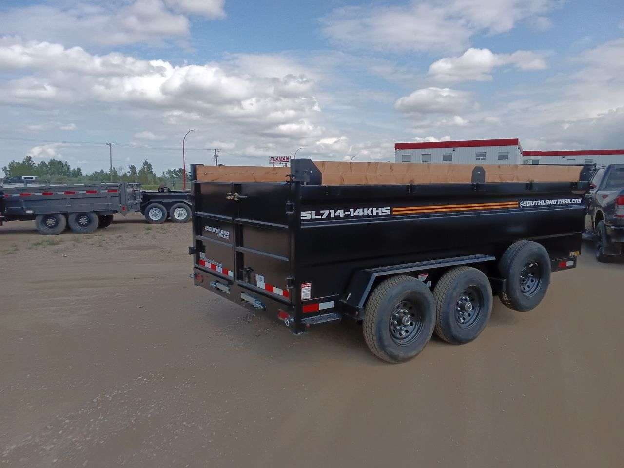 2026 Southland 7' x 14' High Side Dump Tandem 7K Trailer