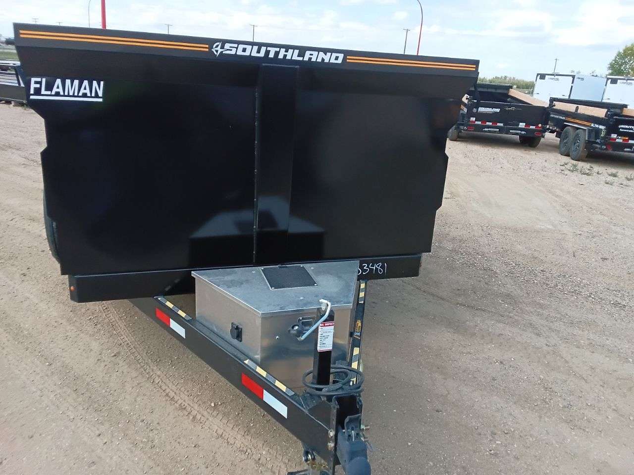 2026 Southland 7' x 14' High Side Dump Tandem 7K Trailer