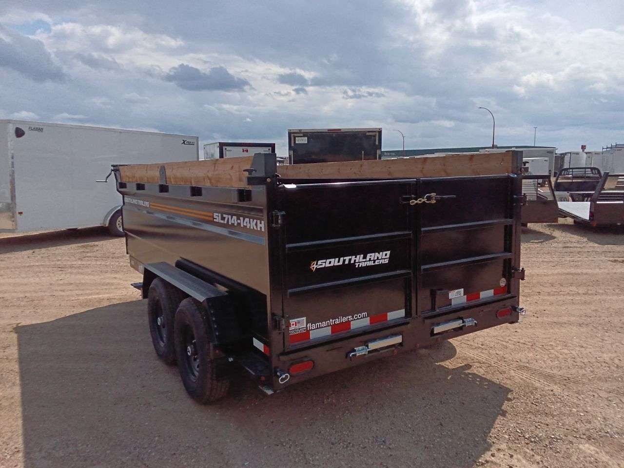 2026 Southland 7' x 14' High Side Dump Tandem 7K Trailer