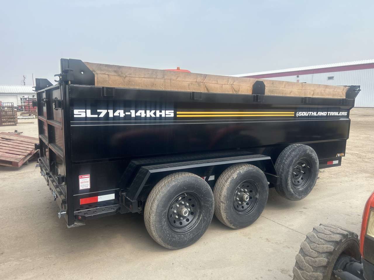 2026 Southland 7' x 14' High Side Dump Tandem 7K Trailer