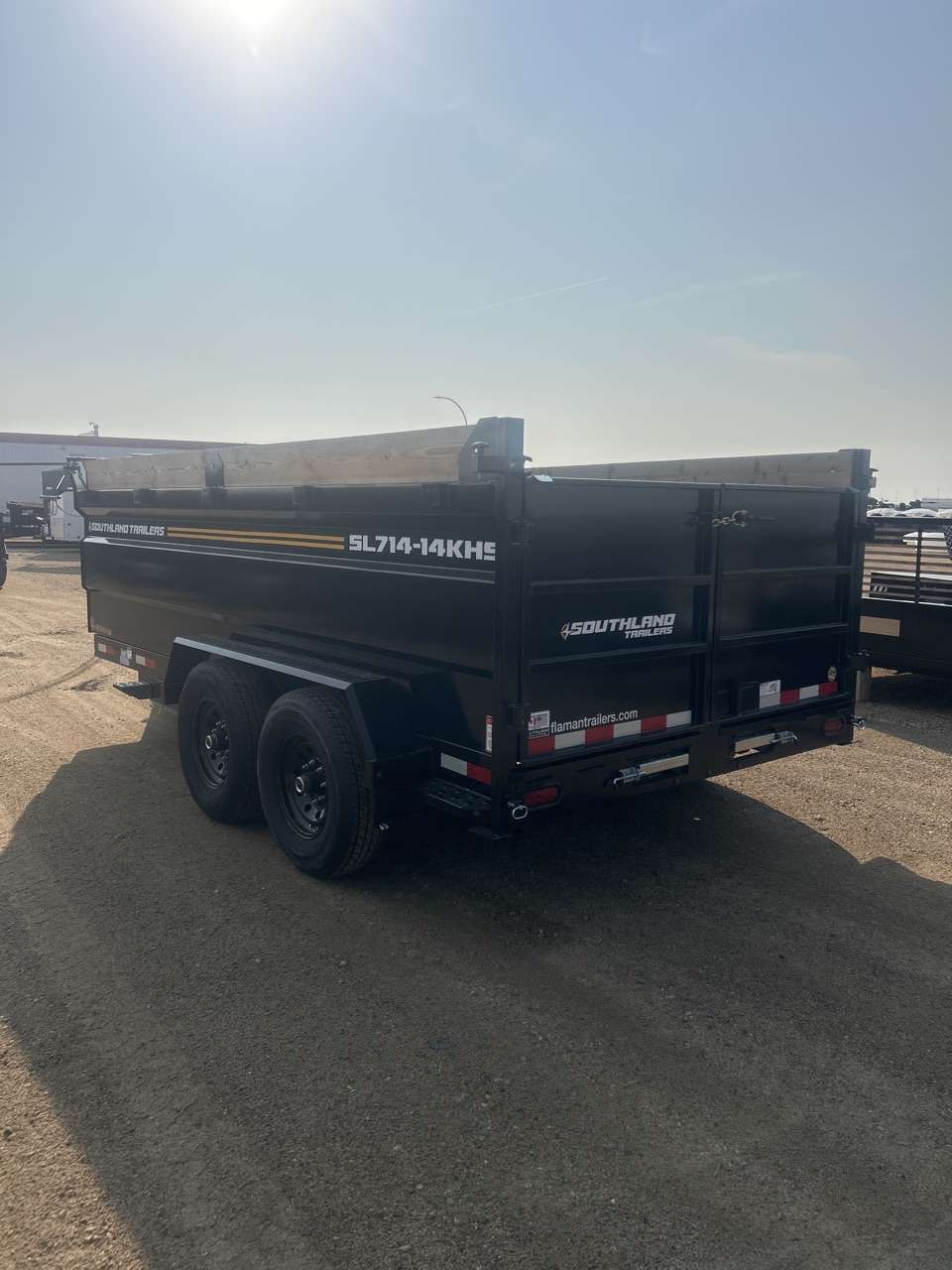 2026 Southland 7' x 14' High Side Dump Tandem 7K Trailer