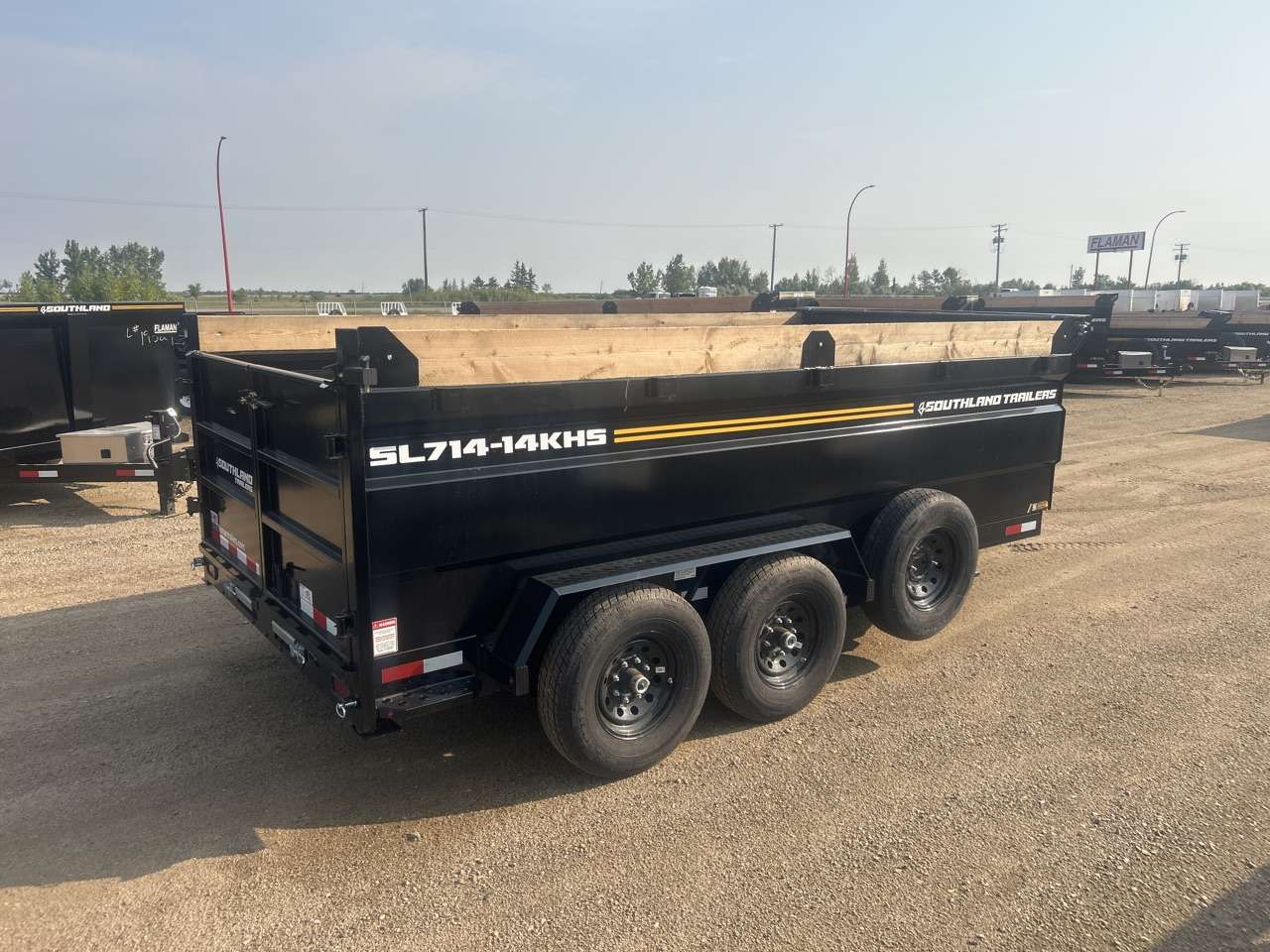 2026 Southland 7' x 14' High Side Dump Tandem 7K Trailer