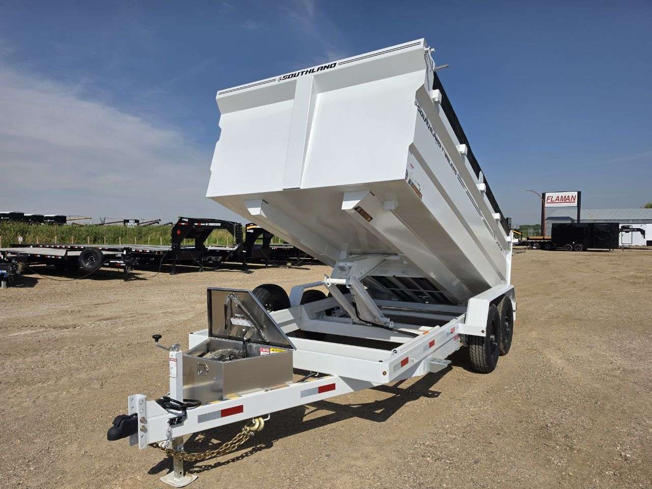 2026 Southland 7' x 14' High Side Dump Tandem 7K Trailer