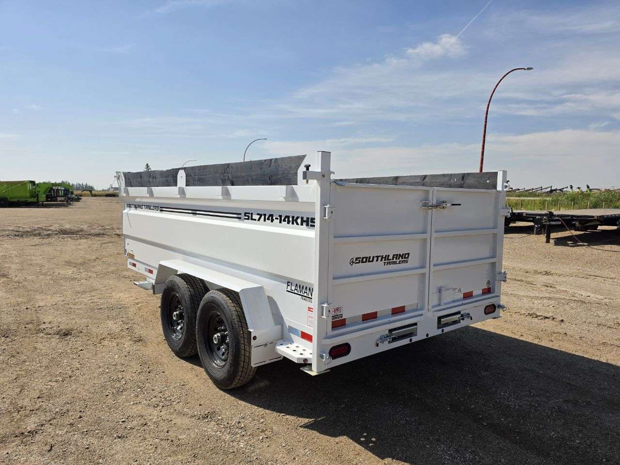 2026 Southland 7' x 14' High Side Dump Tandem 7K Trailer