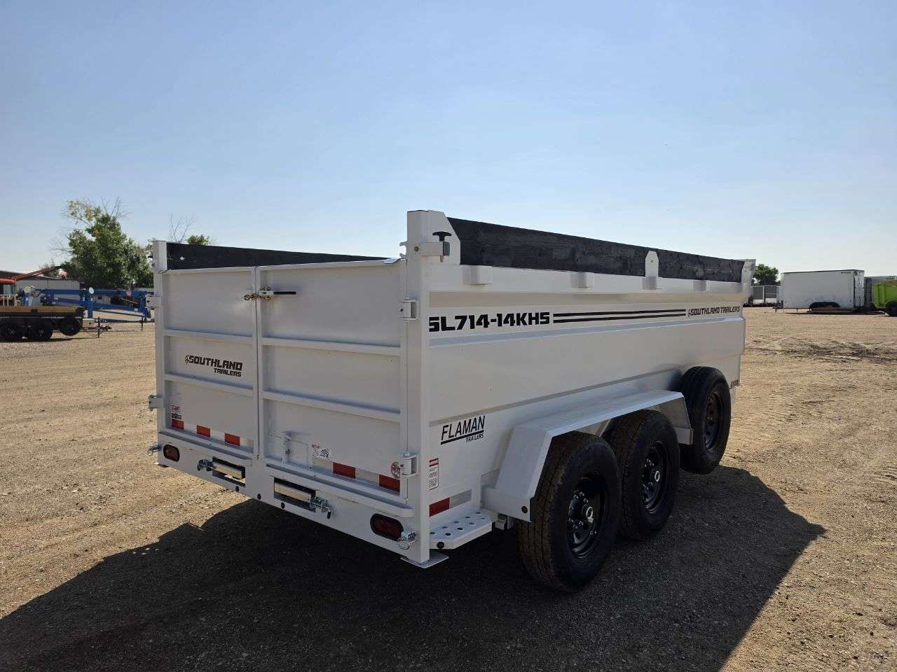 2026 Southland 7' x 14' High Side Dump Tandem 7K Trailer