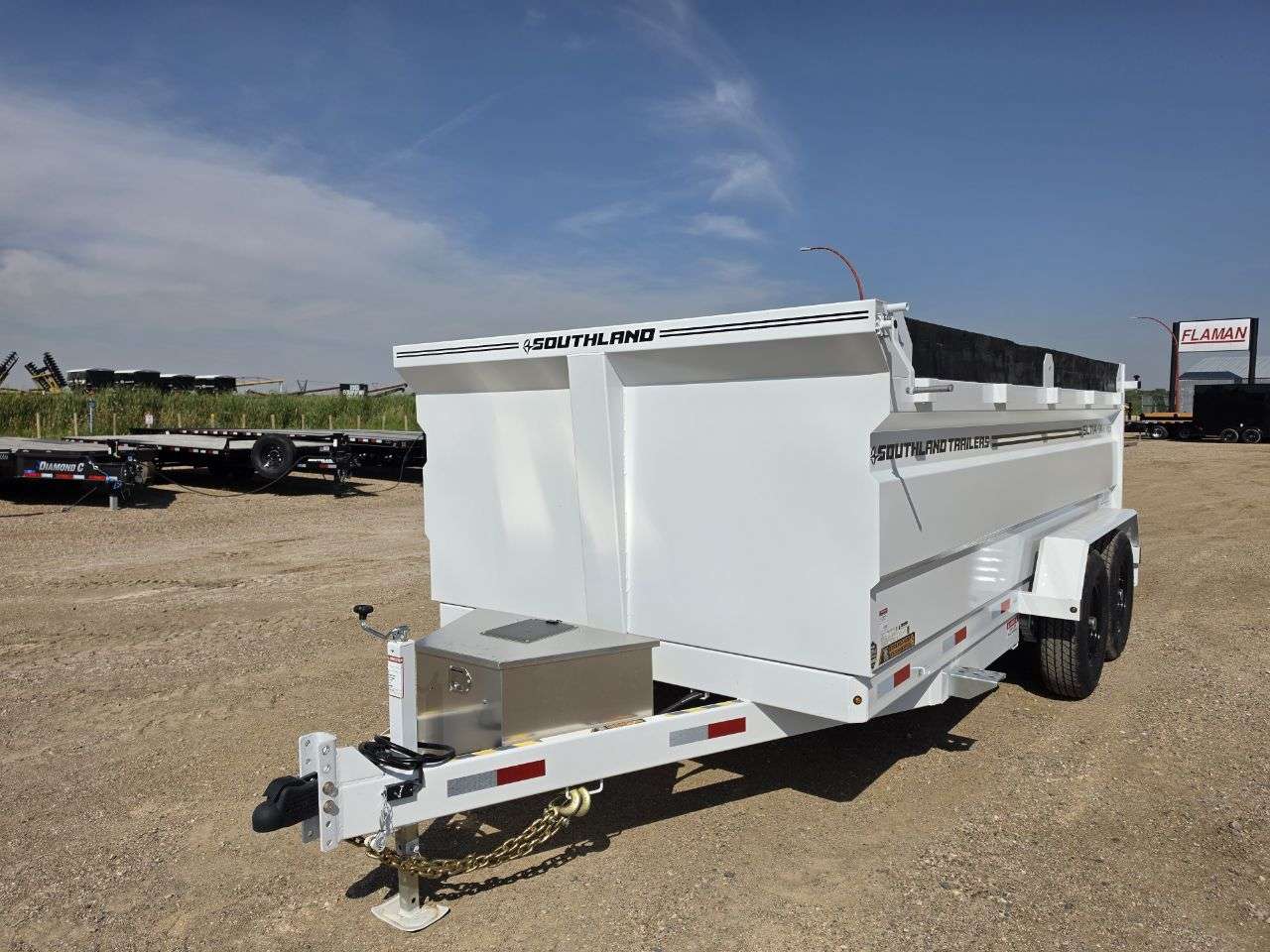 2026 Southland 7' x 14' High Side Dump Tandem 7K Trailer