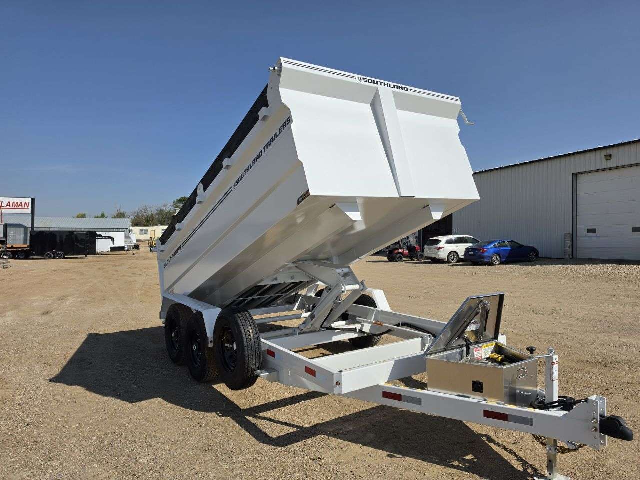 2026 Southland 7' x 14' High Side Dump Tandem 7K Trailer