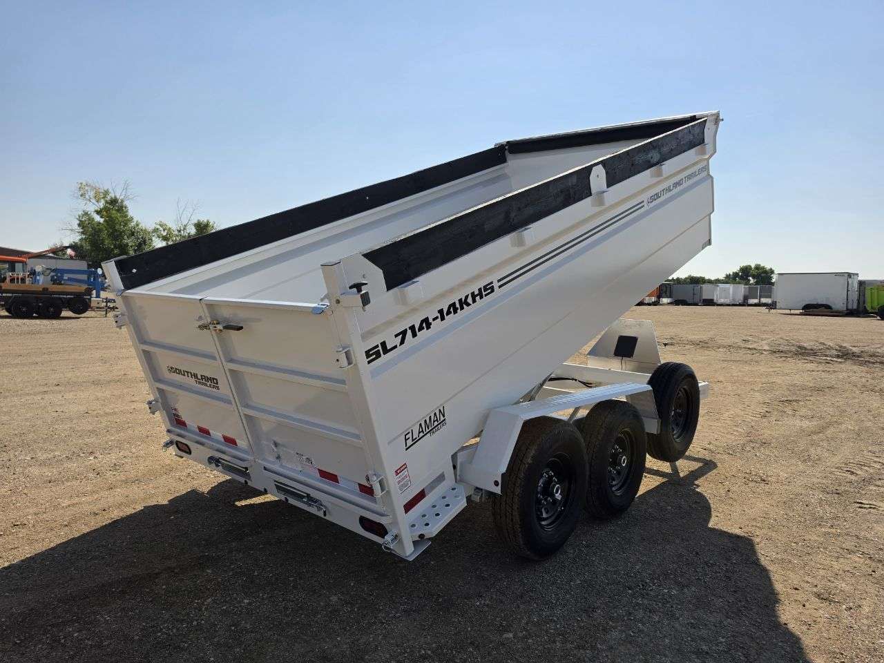 2026 Southland 7' x 14' High Side Dump Tandem 7K Trailer