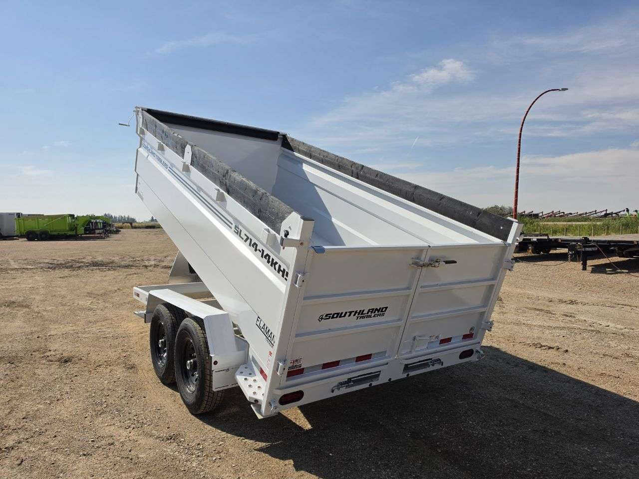 2026 Southland 7' x 14' High Side Dump Tandem 7K Trailer
