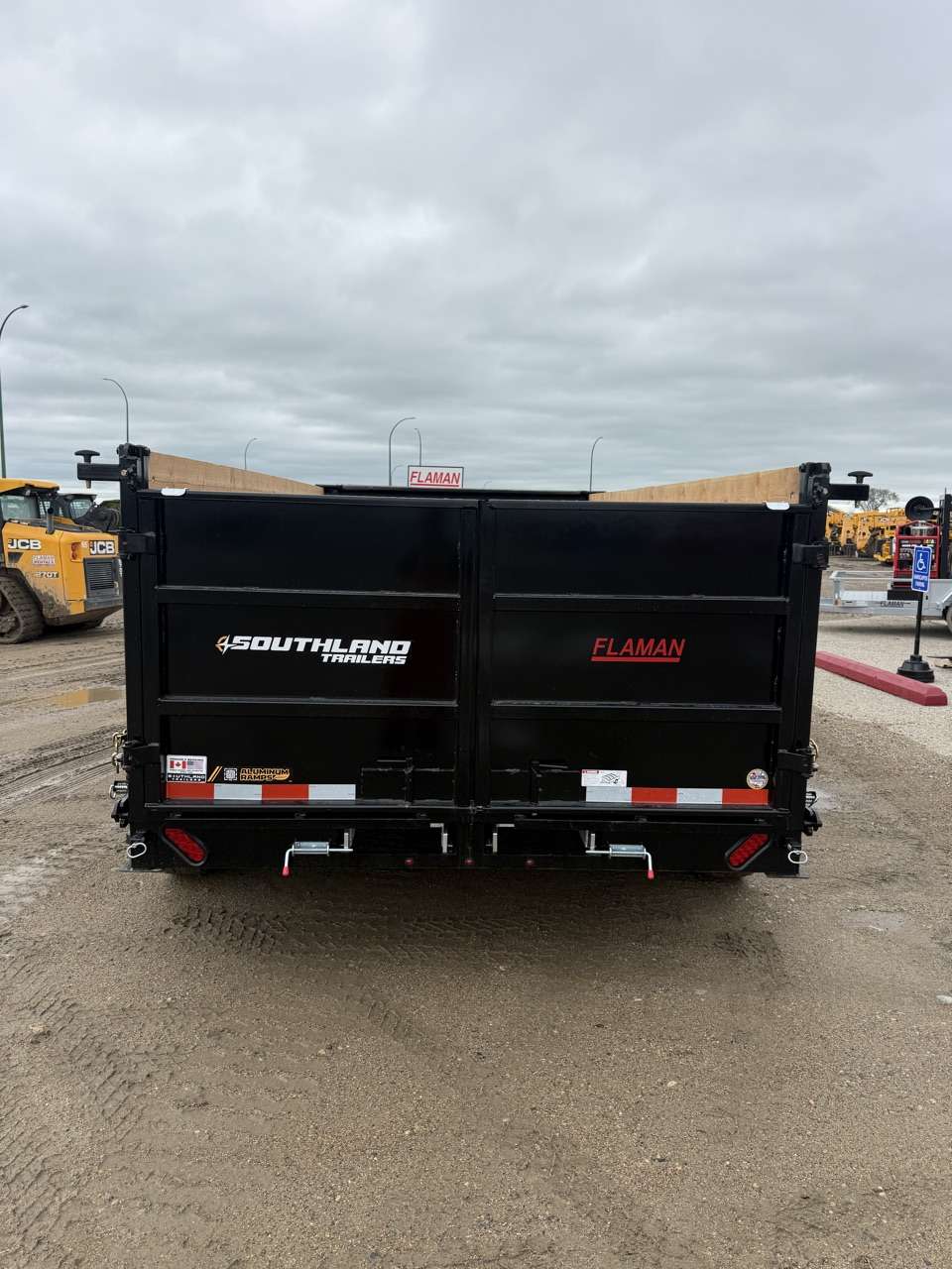 2026 Southland 7' x 14' High Side Dump Tandem 8K Trailer