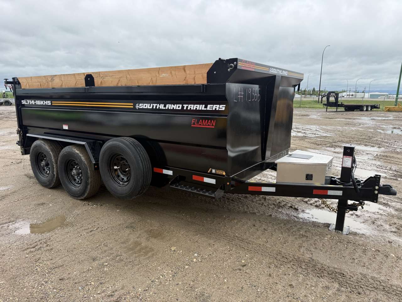 2026 Southland 7' x 14' High Side Dump Tandem 8K Trailer