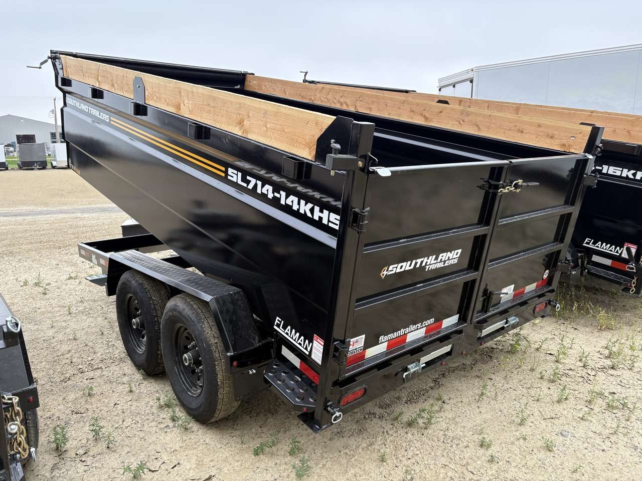 2026 Southland 7' x 14' High Side Dump Tandem 8K Trailer