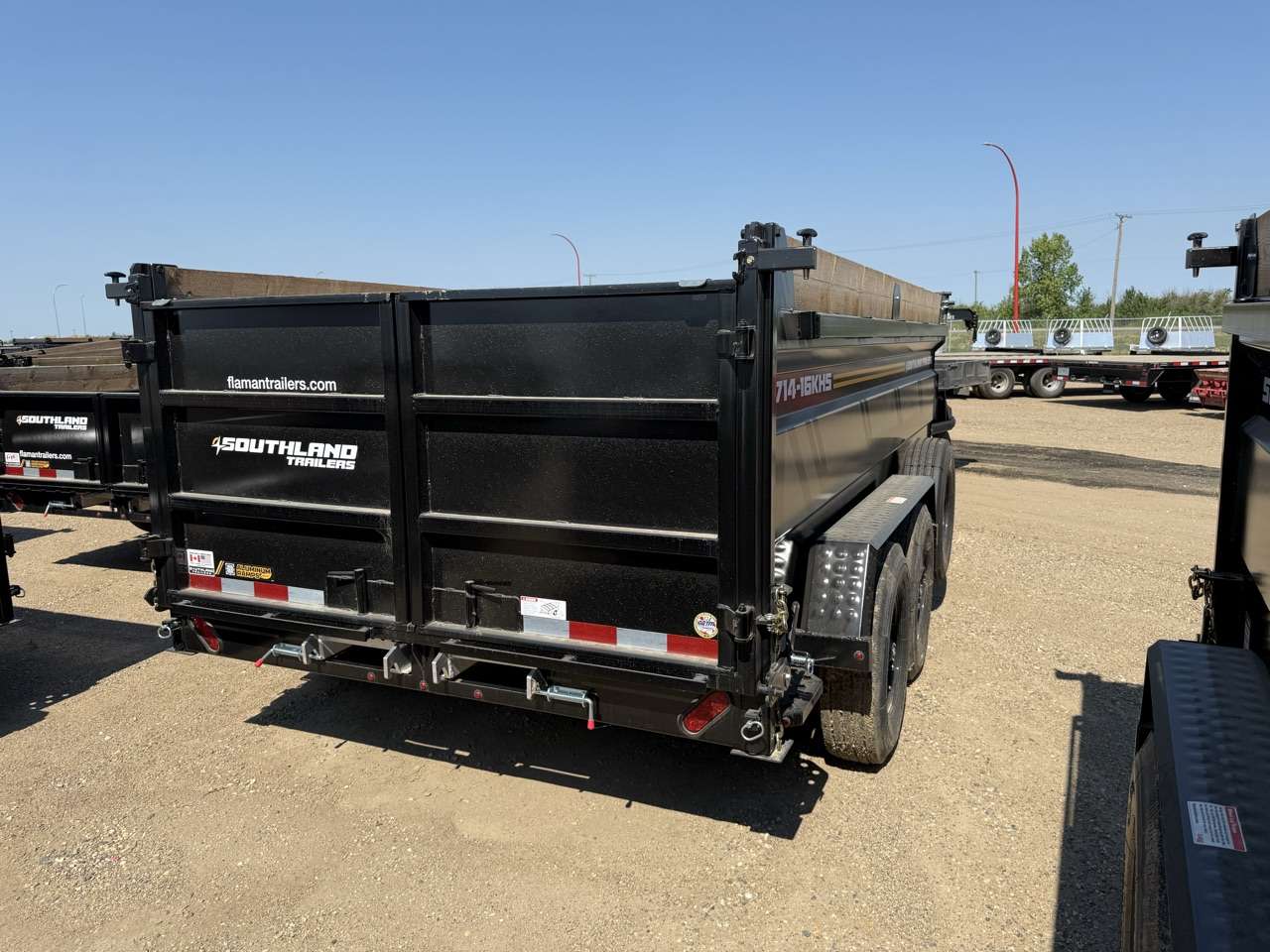 2026 Southland 7' x 14' High Side Dump Tandem 8K Trailer