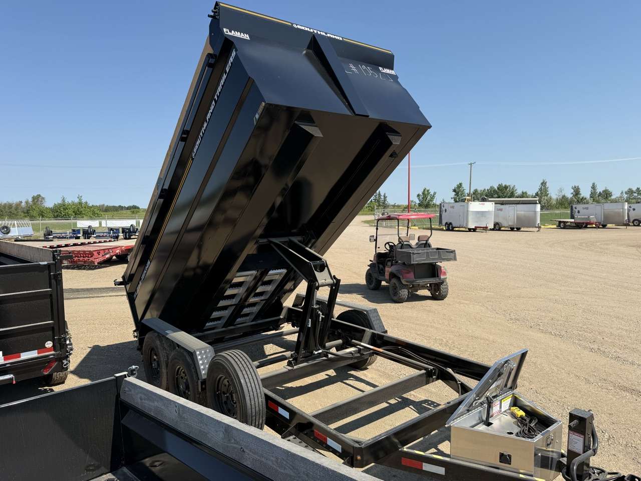 2026 Southland 7' x 14' High Side Dump Tandem 8K Trailer