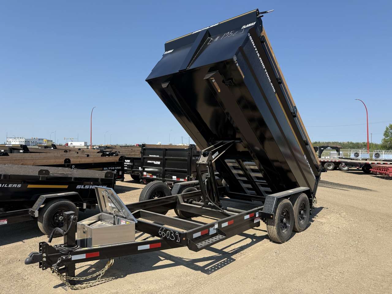 2026 Southland 7' x 14' High Side Dump Tandem 8K Trailer